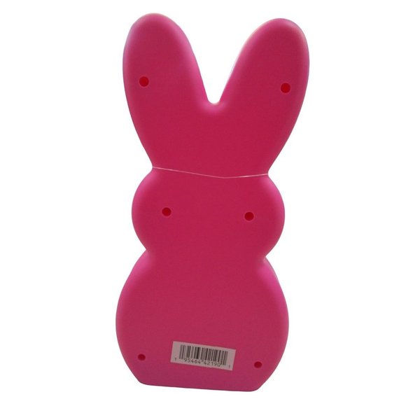 Peeps Bunny Blowmold LED Flickering Candle Light 10" Batteries Not Included NWT - Picture 5 of 16